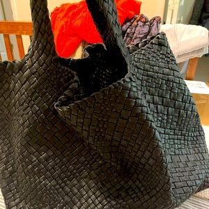 Falor Firenze Italian handbag black oversized